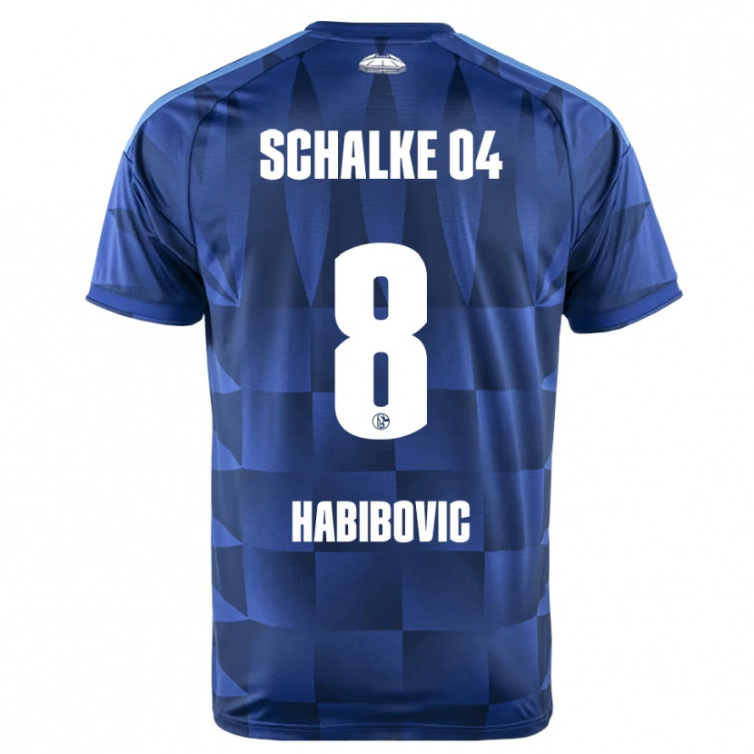 Danxen Women Edina Habibovic #8 Dark Blue Yellow White Home Jersey 2026/27 T-Shirt