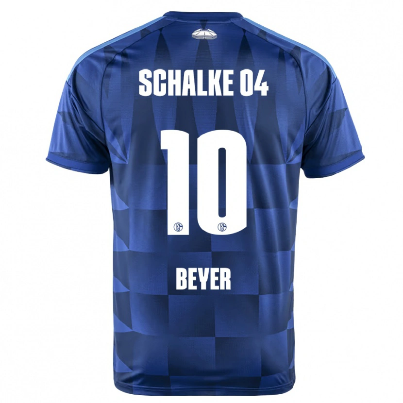 Danxen Women Pia Beyer #10 Dark Blue Yellow White Home Jersey 2026/27 T-Shirt