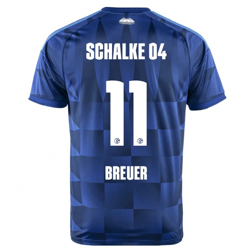 Danxen Women Simon Breuer #11 Dark Blue Yellow White Home Jersey 2026/27 T-Shirt