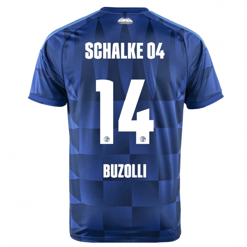 Danxen Women Andri Buzolli #14 Dark Blue Yellow White Home Jersey 2026/27 T-Shirt