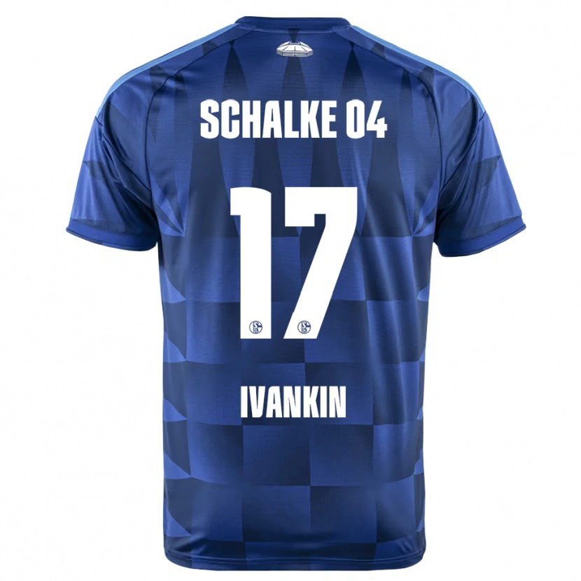 Danxen Women Alexander Ivankin #17 Dark Blue Yellow White Home Jersey 2026/27 T-Shirt