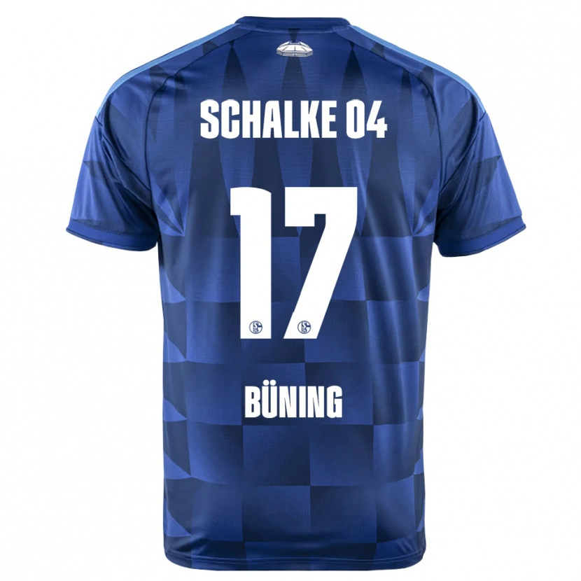 Danxen Women Michelle Büning #17 Dark Blue Yellow White Home Jersey 2026/27 T-Shirt