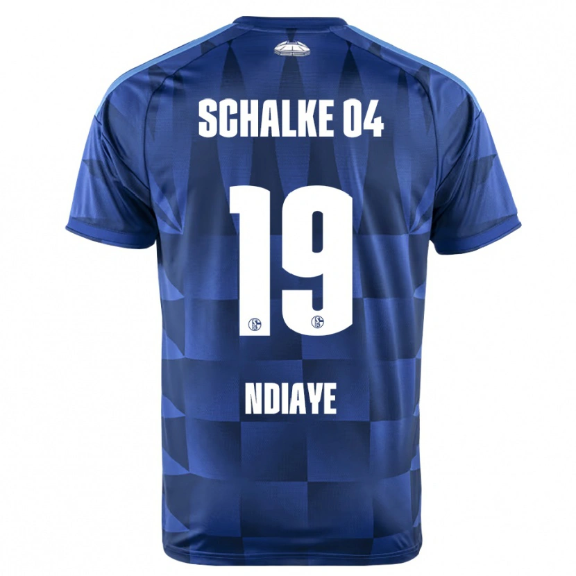 Danxen Women Jean-Paul Ndiaye #19 Dark Blue Yellow White Home Jersey 2026/27 T-Shirt