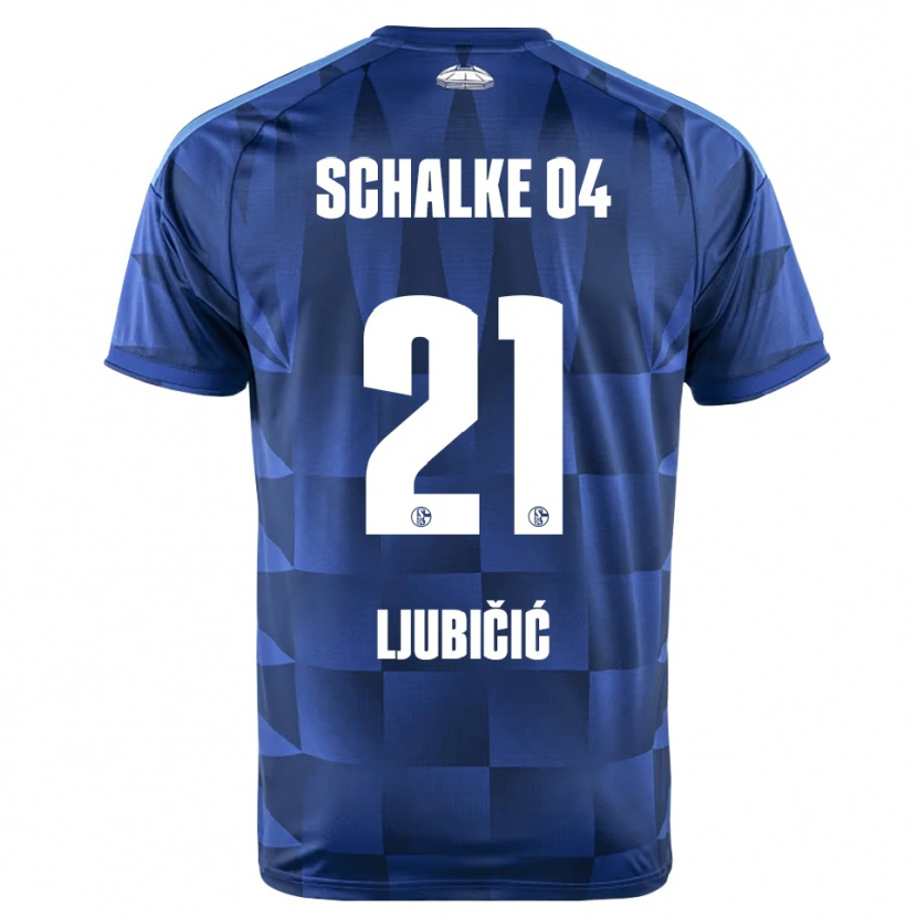 Danxen Women Dejan Ljubicic #21 Dark Blue Yellow White Home Jersey 2026/27 T-Shirt