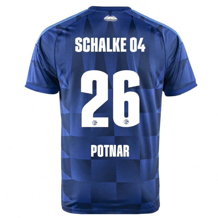 Danxen Women Bojan Potnar #26 Dark Blue Yellow White Home Jersey 2026/27 T-Shirt