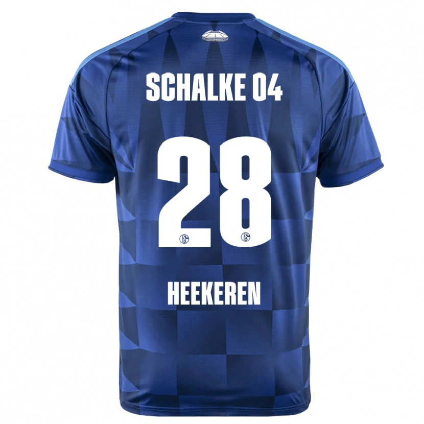 Danxen Women Justin Heekeren #28 Dark Blue Yellow White Home Jersey 2026/27 T-Shirt