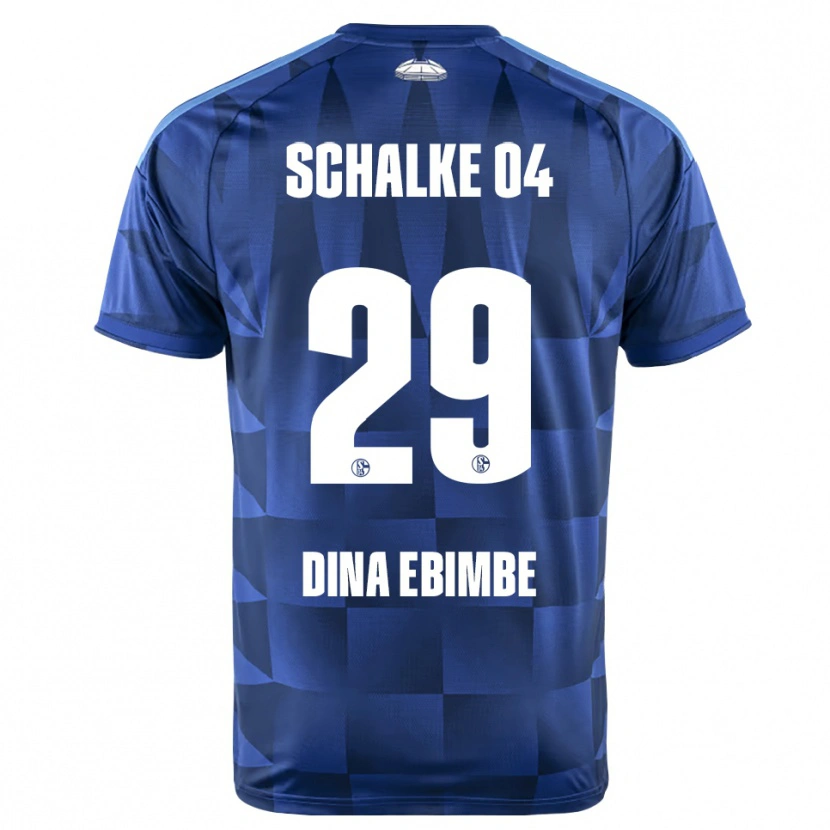 Danxen Women Junior Dina Ebimbe #29 Dark Blue Yellow White Home Jersey 2026/27 T-Shirt