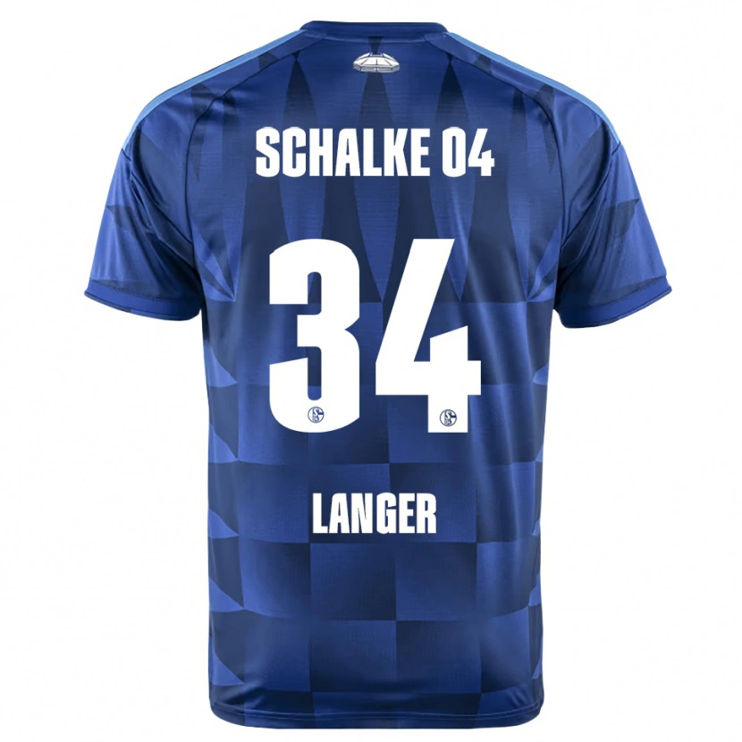 Danxen Women Michael Langer #34 Dark Blue Yellow White Home Jersey 2026/27 T-Shirt