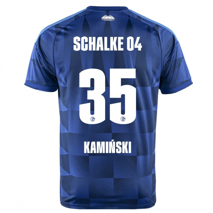 Danxen Women Marcin Kaminski #35 Dark Blue Yellow White Home Jersey 2026/27 T-Shirt
