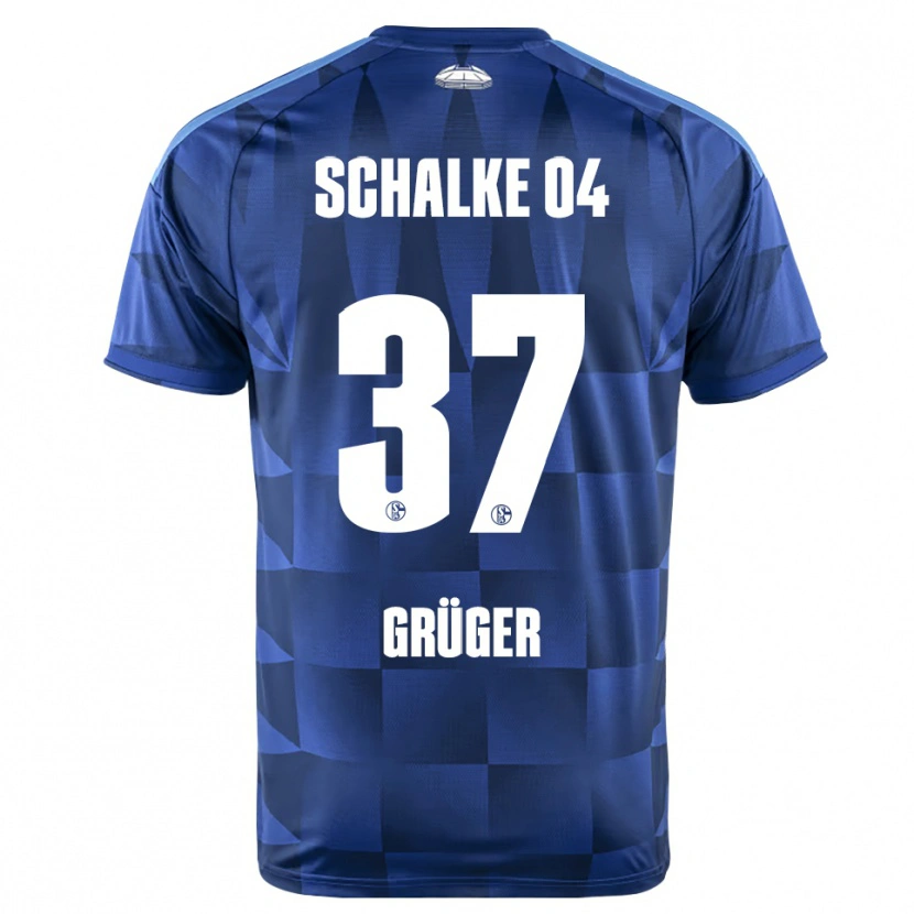 Danxen Women Max Grüger #37 Dark Blue Yellow White Home Jersey 2026/27 T-Shirt