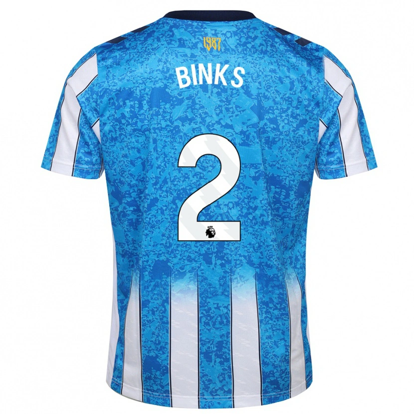 Danxen Women Luis Binks #2 White Blue Orange Home Jersey 2026/27 T-Shirt