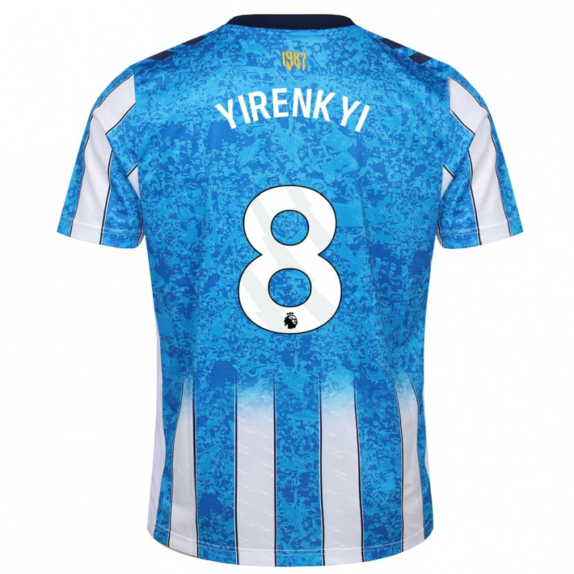 Danxen Women Caleb Yirenkyi #8 White Blue Orange Home Jersey 2026/27 T-Shirt