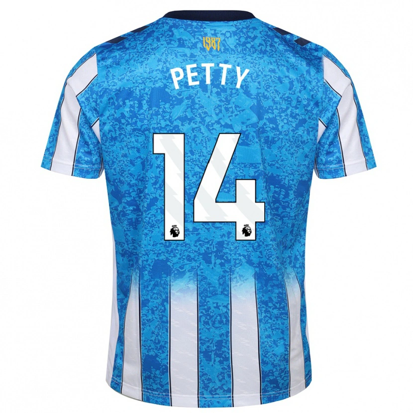 Danxen Women Billy Petty #14 White Blue Orange Home Jersey 2026/27 T-Shirt