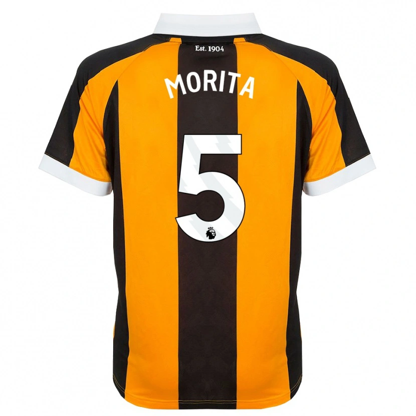 Danxen Women Hidemasa Morita #5 Orange Black White Home Jersey 2026/27 T-Shirt