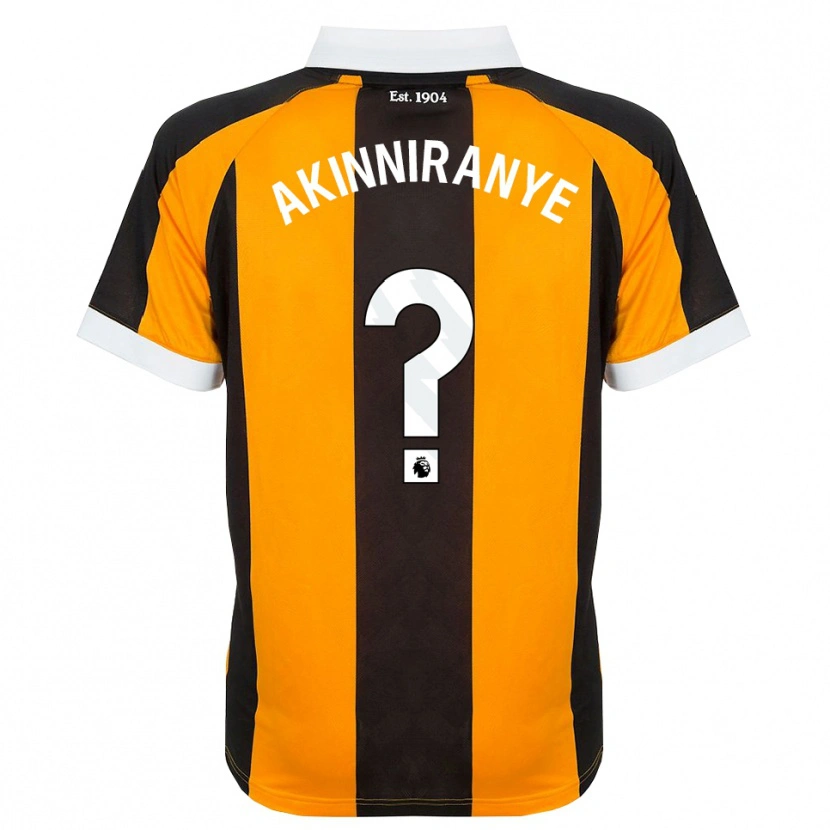 Danxen Women George Akinniranye #0 Orange Black White Home Jersey 2026/27 T-Shirt