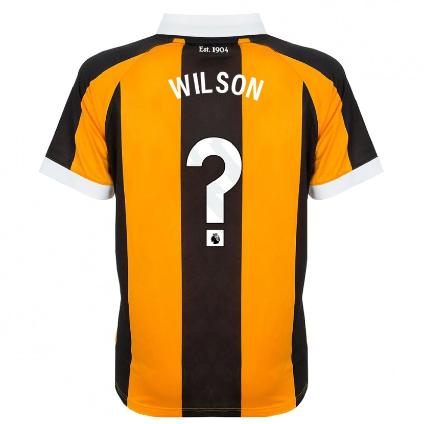 Danxen Women George Wilson #0 Orange Black White Home Jersey 2026/27 T-Shirt