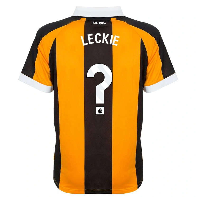 Danxen Women Jack Leckie #0 Orange Black White Home Jersey 2026/27 T-Shirt