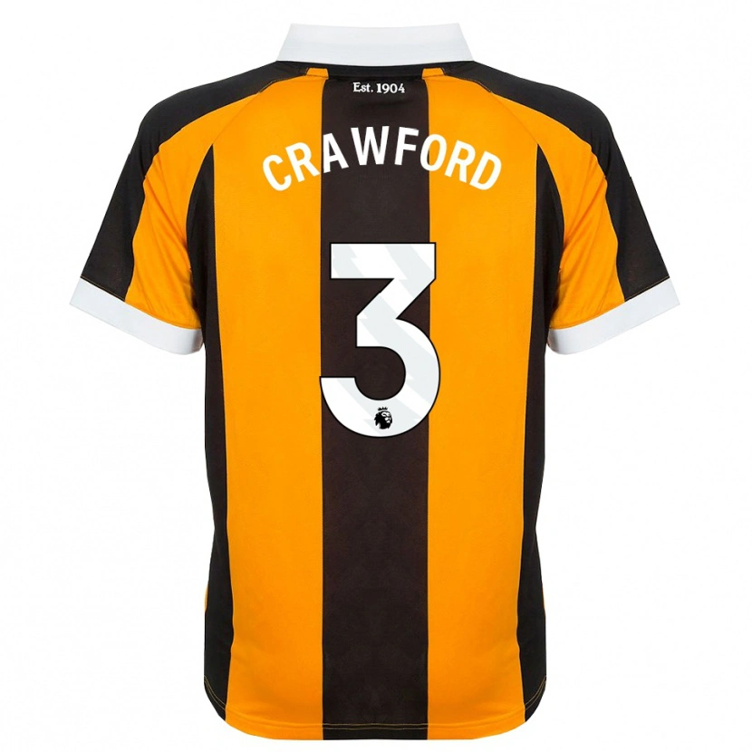 Danxen Women Jude Crawford #3 Orange Black White Home Jersey 2026/27 T-Shirt