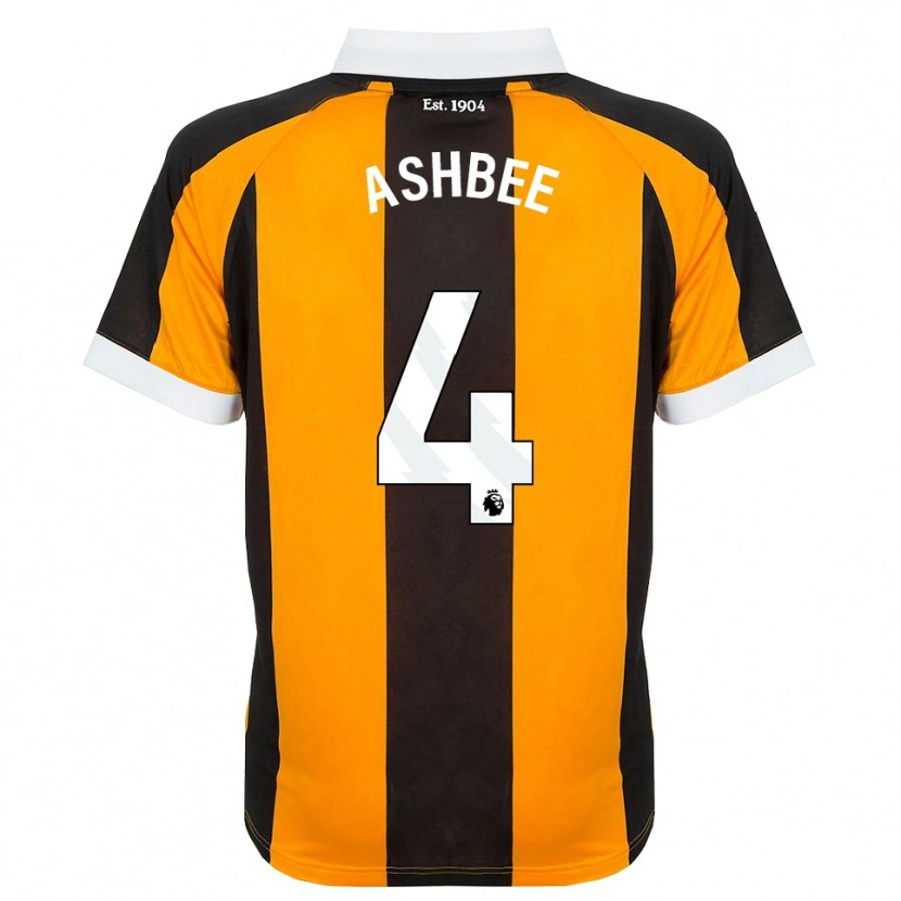 Danxen Women Stanley Ashbee #4 Orange Black White Home Jersey 2026/27 T-Shirt