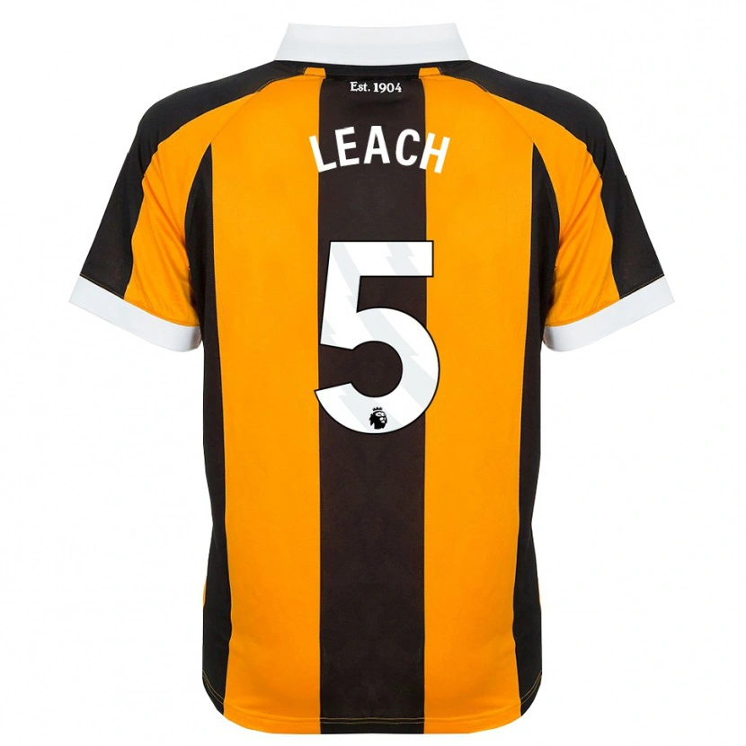 Danxen Women Charlie Leach #5 Orange Black White Home Jersey 2026/27 T-Shirt