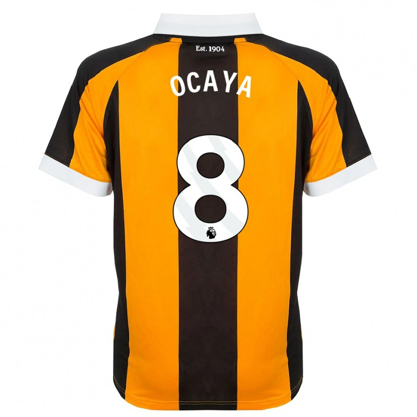 Danxen Women Josh Ocaya #8 Orange Black White Home Jersey 2026/27 T-Shirt