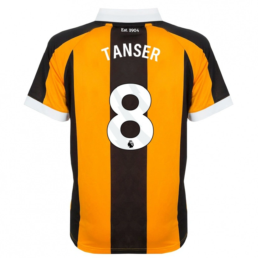 Danxen Women Ellie Tanser #8 Orange Black White Home Jersey 2026/27 T-Shirt