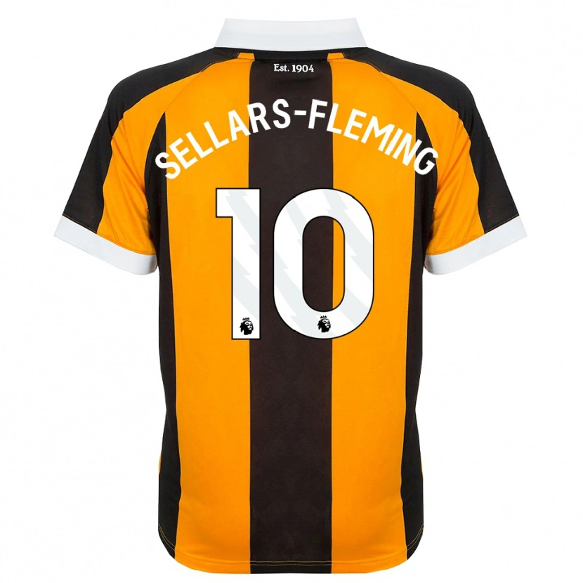 Danxen Women Tyrell Sellars-Fleming #10 Orange Black White Home Jersey 2026/27 T-Shirt