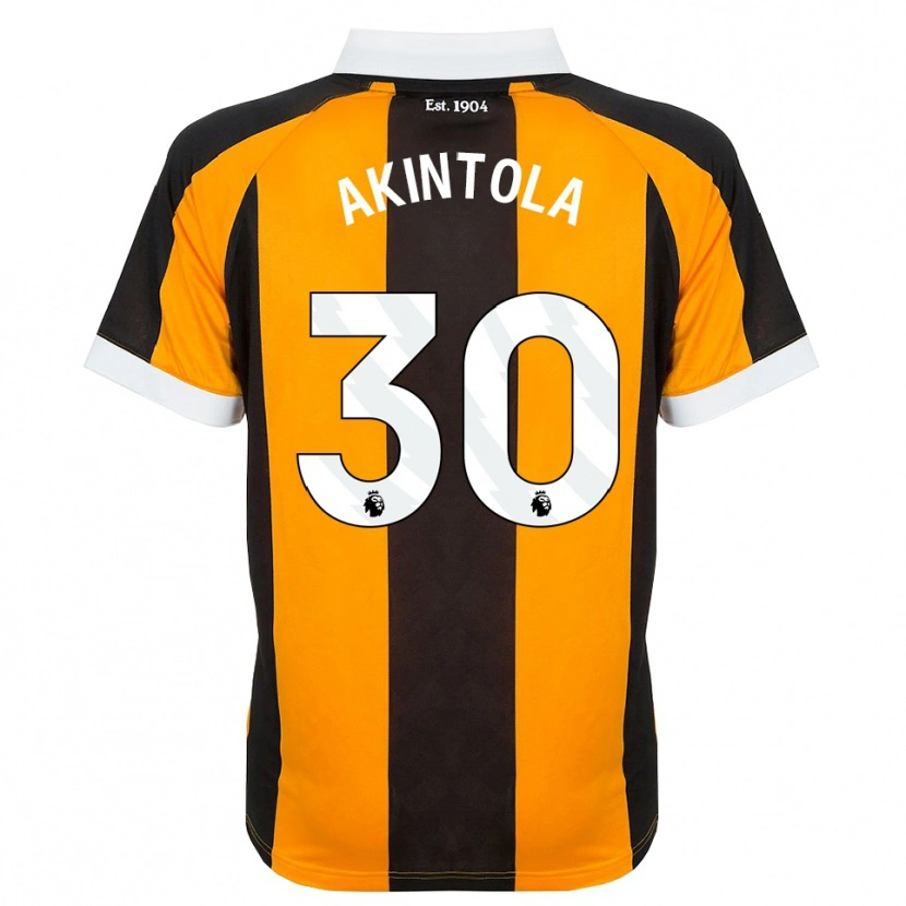 Danxen Women David Akintola #30 Orange Black White Home Jersey 2026/27 T-Shirt