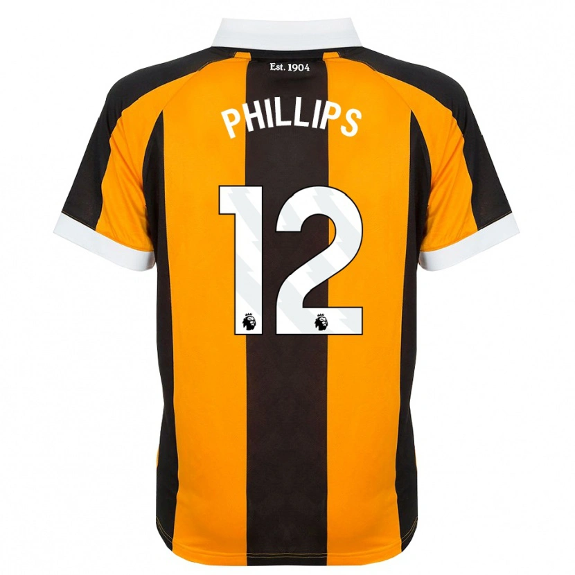 Danxen Women Dillon Phillips #12 Orange Black White Home Jersey 2026/27 T-Shirt
