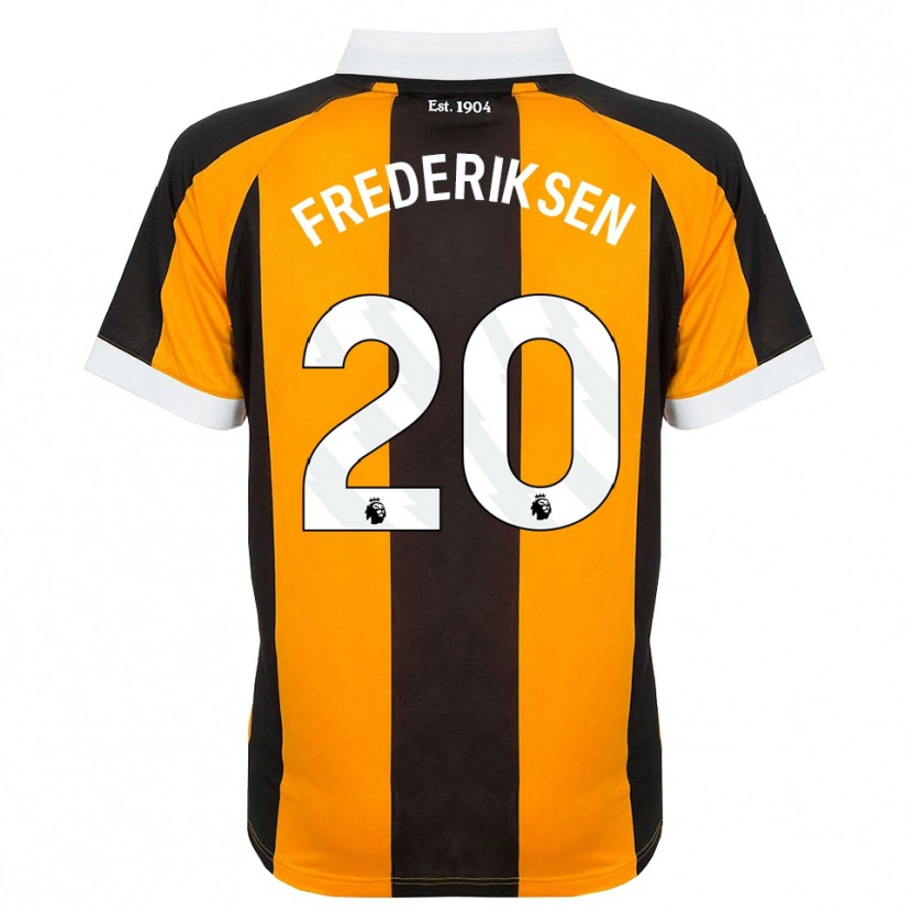 Danxen Women Abbey Frederiksen #20 Orange Black White Home Jersey 2026/27 T-Shirt