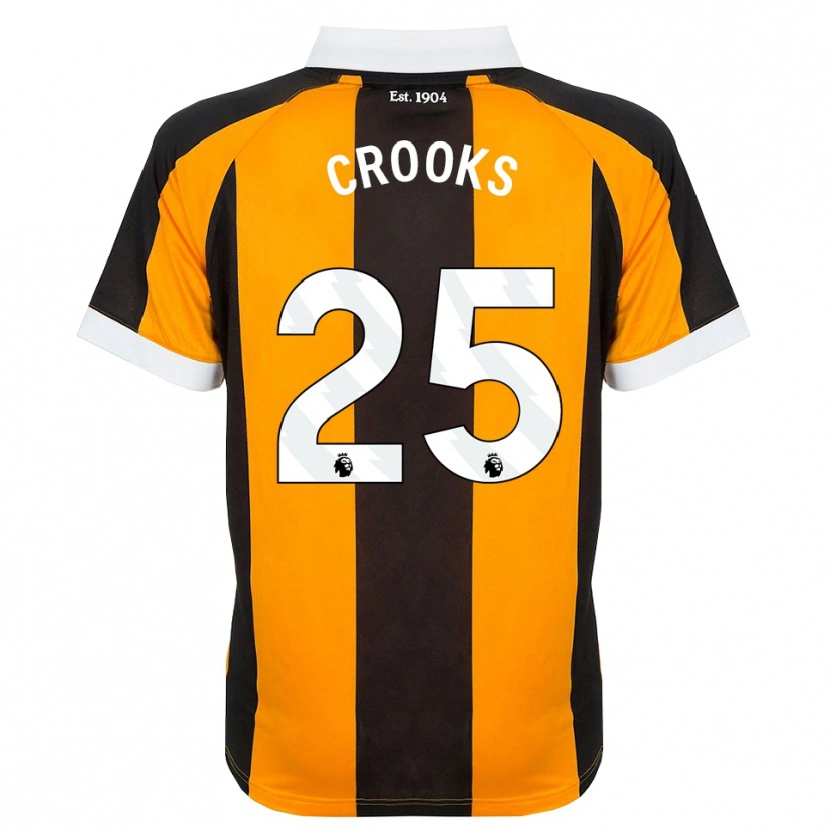 Danxen Women Matt Crooks #25 Orange Black White Home Jersey 2026/27 T-Shirt