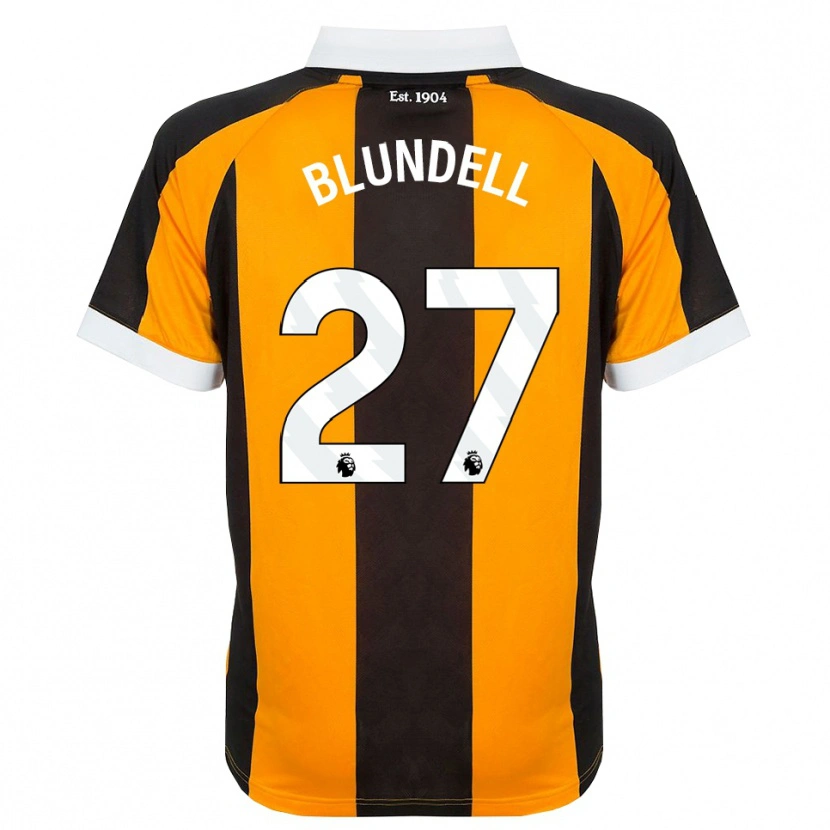Danxen Women Maddie Blundell #27 Orange Black White Home Jersey 2026/27 T-Shirt