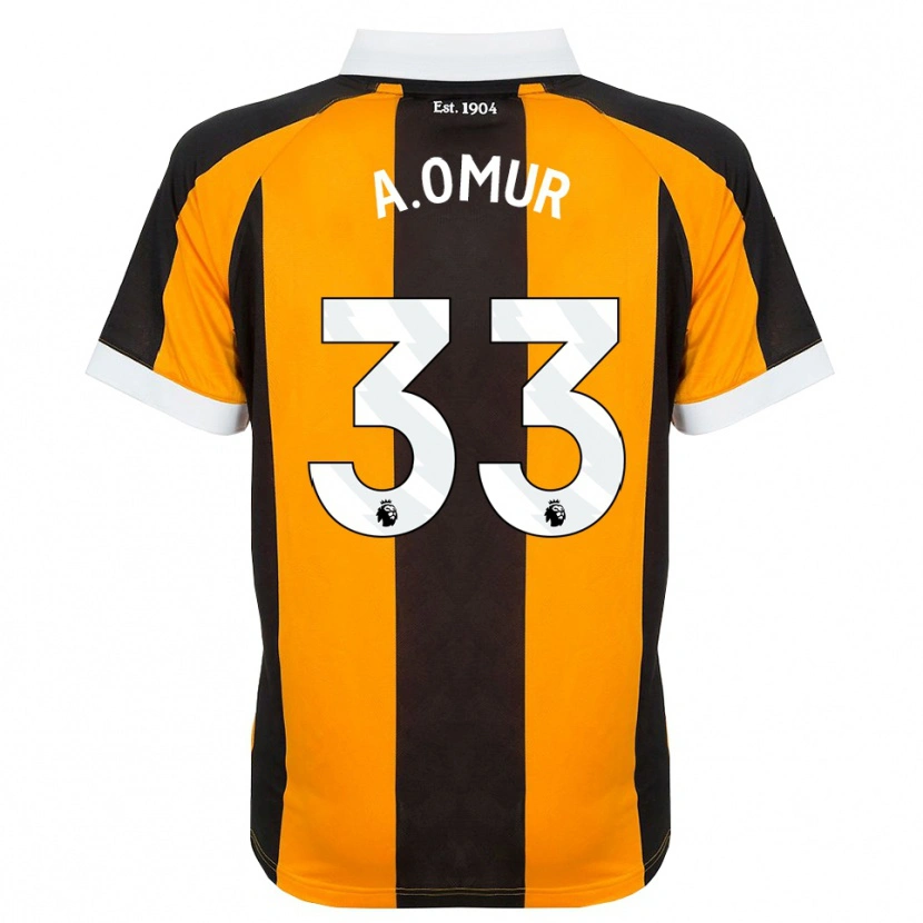 Danxen Women Abdülkadir Ömür #33 Orange Black White Home Jersey 2026/27 T-Shirt