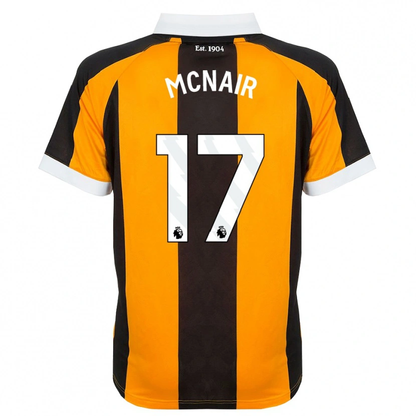 Danxen Women Paddy Mcnair #17 Orange Black White Home Jersey 2026/27 T-Shirt