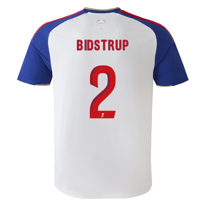 Danxen Women Mads Bidstrup #2 Royalblue Red White Home Jersey 2026/27 T-Shirt