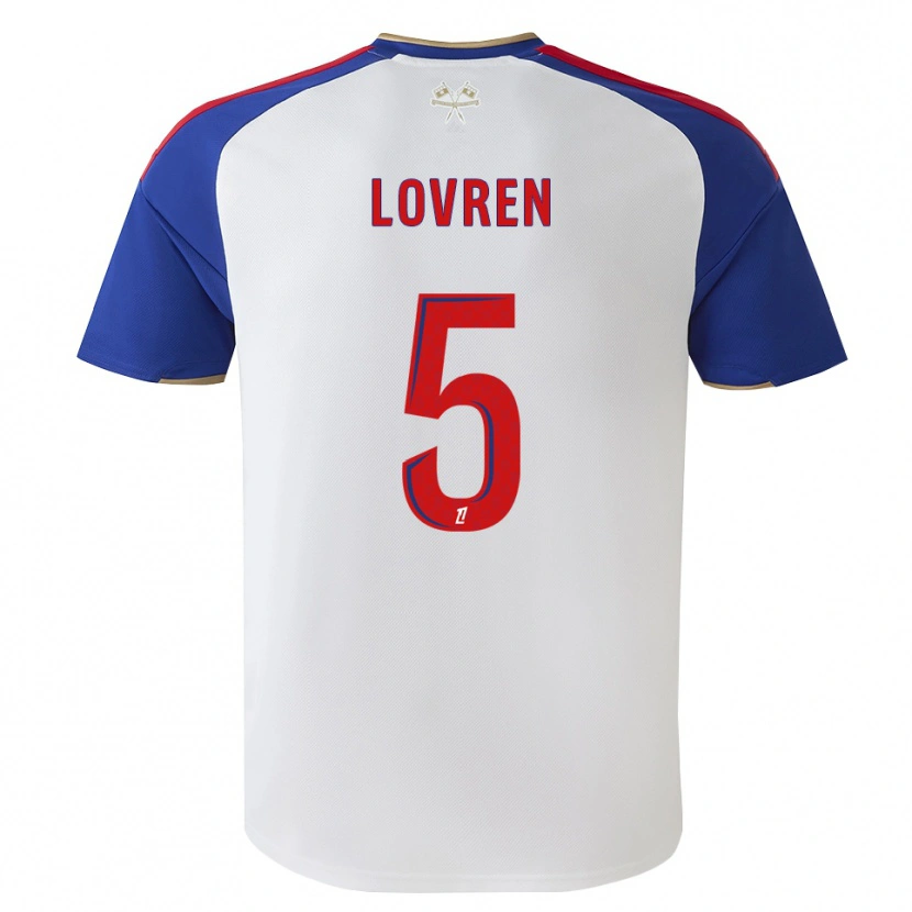 Danxen Women Dejan Lovren #5 Royalblue Red White Home Jersey 2026/27 T-Shirt