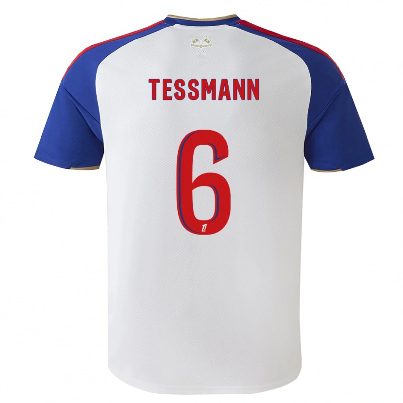 Danxen Women Tanner Tessmann #6 Royalblue Red White Home Jersey 2026/27 T-Shirt
