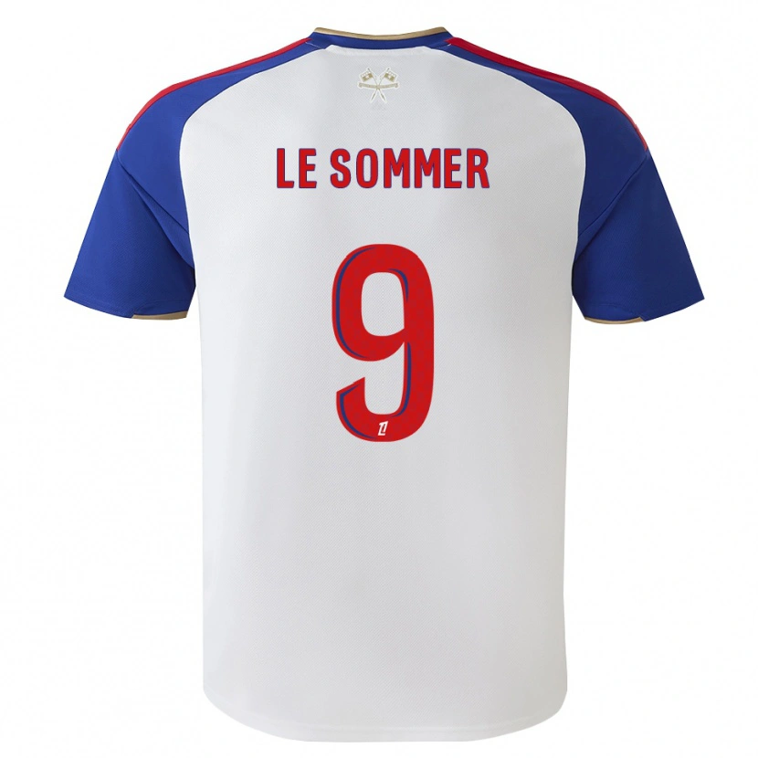 Danxen Women Eugenie Le Sommer #9 Royalblue Red White Home Jersey 2026/27 T-Shirt