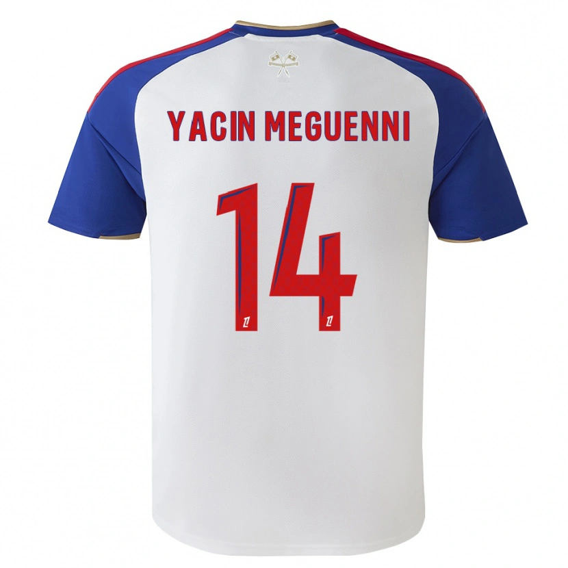 Danxen Women Mohamed Yacin Meguenni #14 Royalblue Red White Home Jersey 2026/27 T-Shirt
