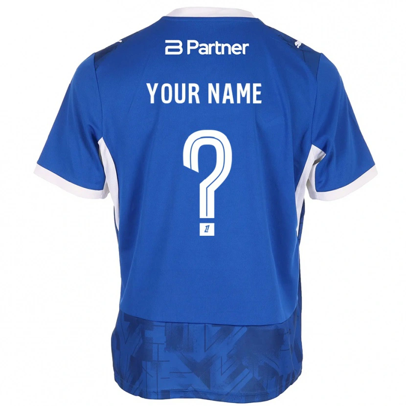 Danxen Women Your Name #0 Mediumblue White Home Jersey 2026/27 T-Shirt