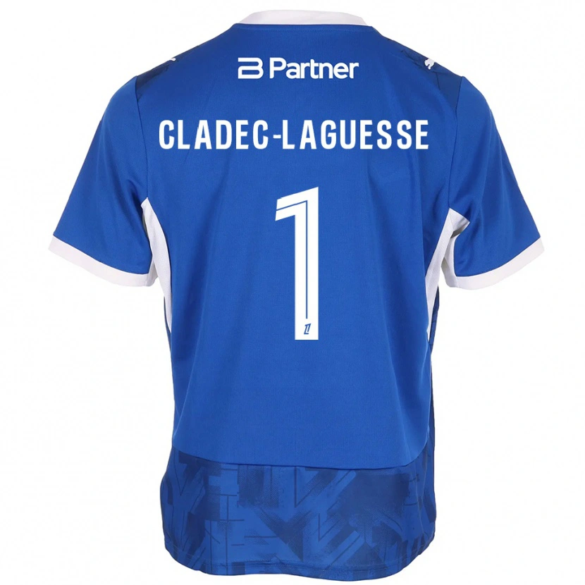 Danxen Women Christopher Cladec-Laguesse #1 Mediumblue White Home Jersey 2026/27 T-Shirt