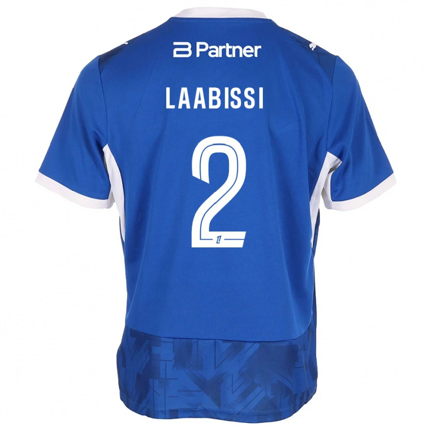 Danxen Women Chad Laabissi #2 Mediumblue White Home Jersey 2026/27 T-Shirt