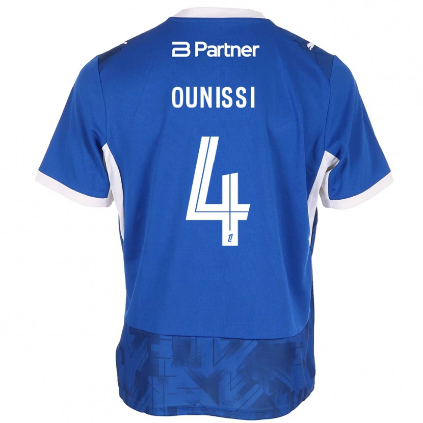 Danxen Women Ilian Ounissi #4 Mediumblue White Home Jersey 2026/27 T-Shirt