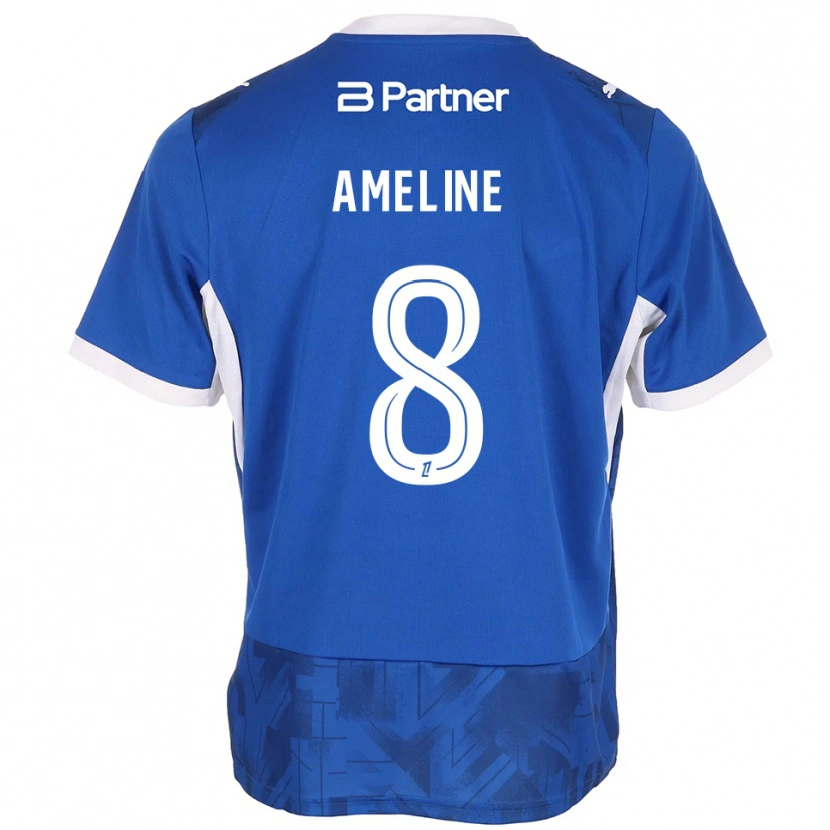 Danxen Women Soan Ameline #8 Mediumblue White Home Jersey 2026/27 T-Shirt