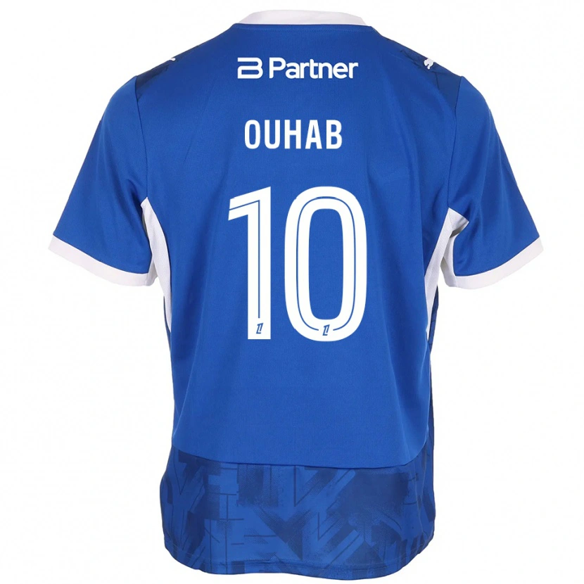 Danxen Women Mathys Ouhab #10 Mediumblue White Home Jersey 2026/27 T-Shirt