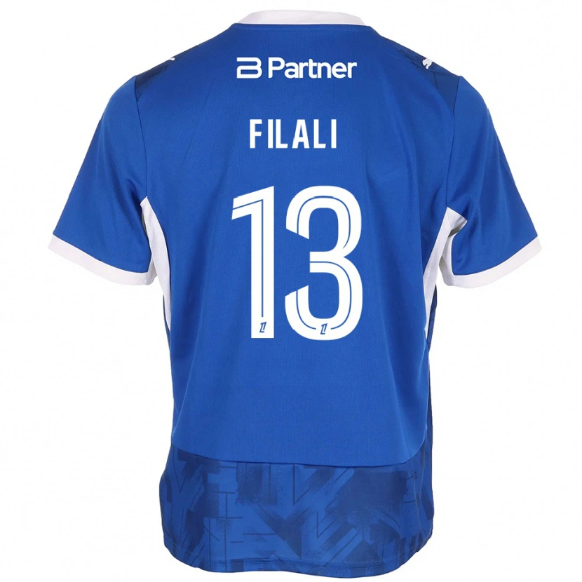 Danxen Women Saad Filali #13 Mediumblue White Home Jersey 2026/27 T-Shirt