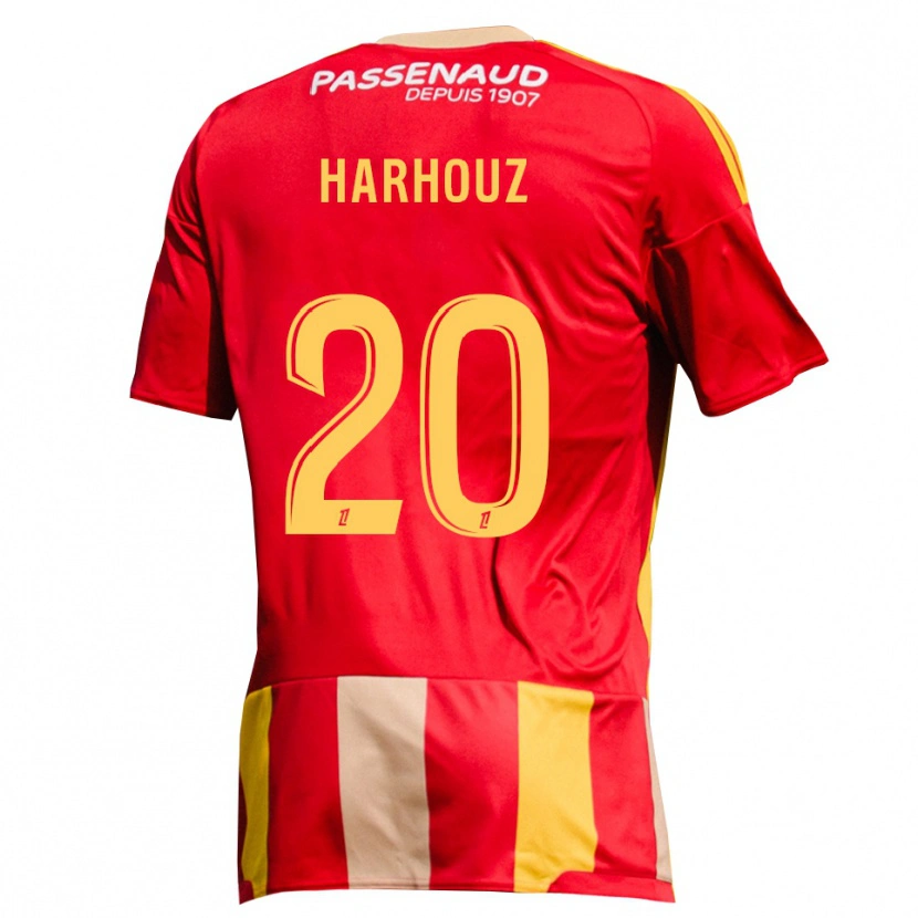 Danxen Women William Harhouz #20 Red Yellow Green Home Jersey 2026/27 T-Shirt