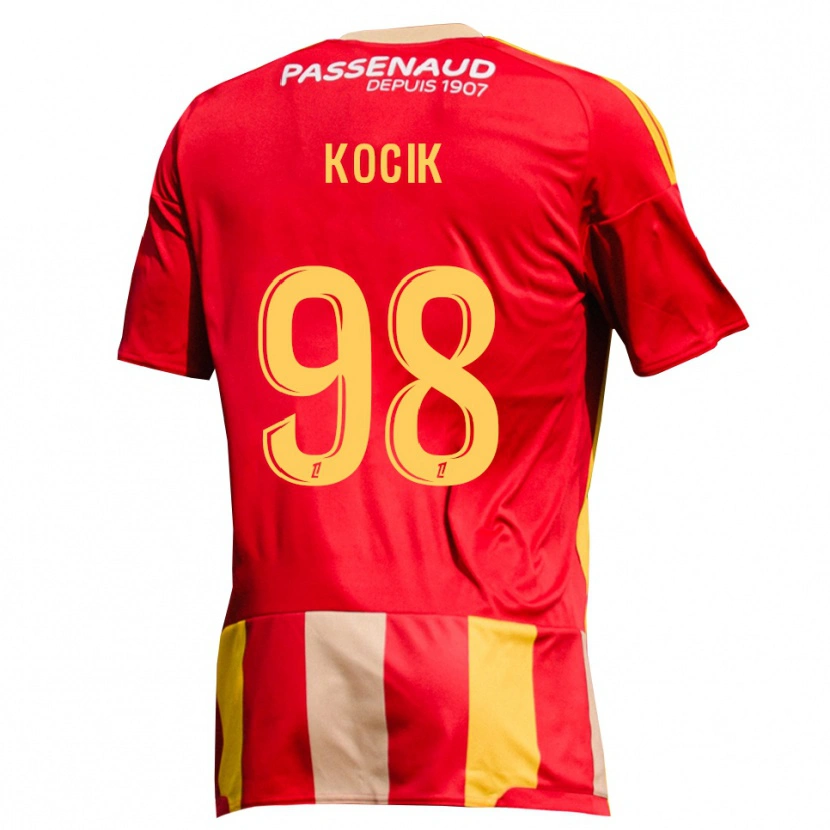 Danxen Women Nicolas Kocik #98 Red Yellow Green Home Jersey 2026/27 T-Shirt