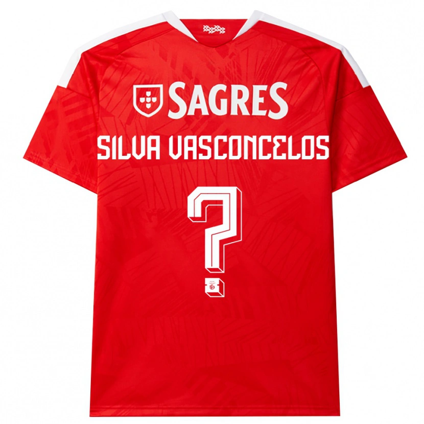 Danxen Women Martim Silva Vasconcelos #0 Red White Yellow Home Jersey 2026/27 T-Shirt