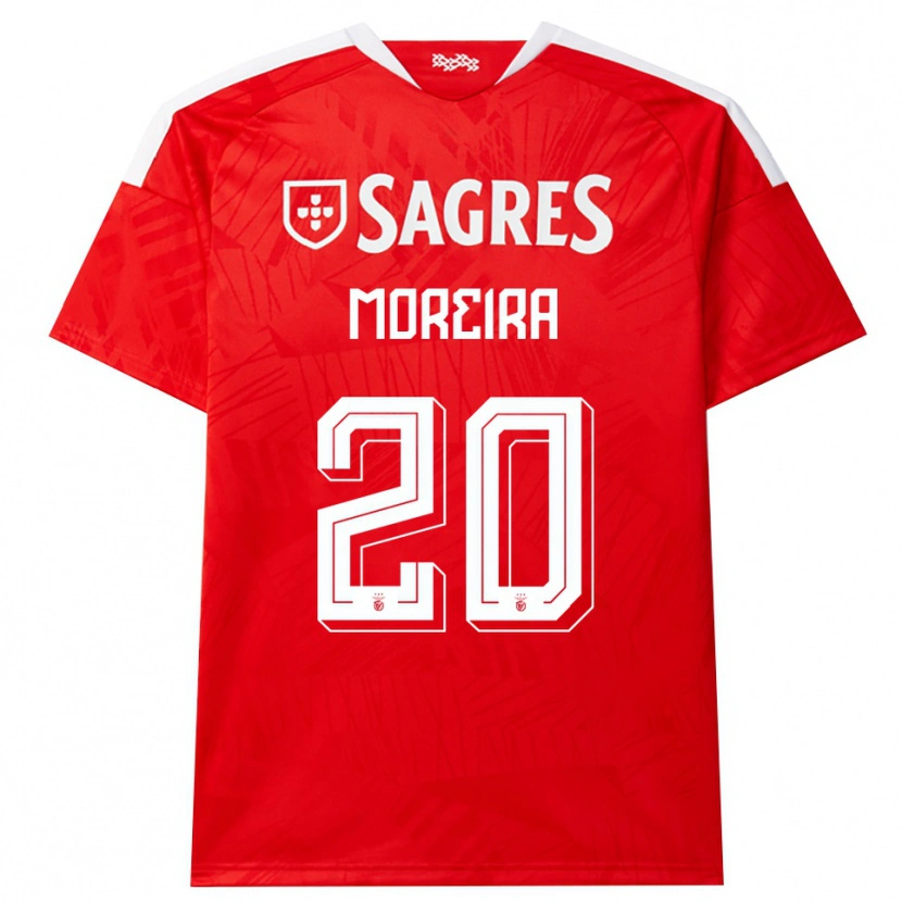Danxen Women André Moreira #20 Red White Yellow Home Jersey 2026/27 T-Shirt